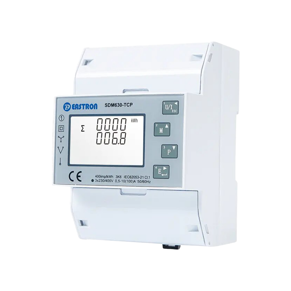 SDM630 3 fase kWh energie meter TCP 100A LCD MID gekeurd 3-fase meter